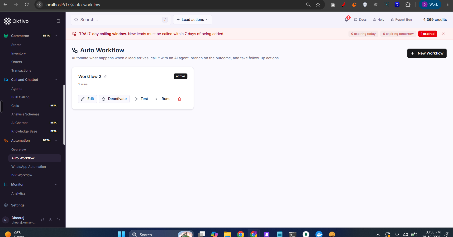 Auto Workflow — lead-automation builder