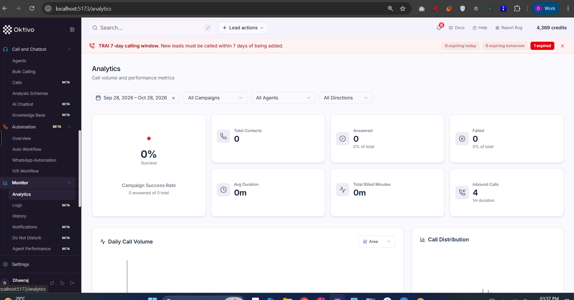Monitor — analytics